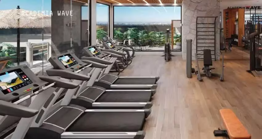 Loft duplex com 1 suíte e 2 vagas de garagem na praia brava.