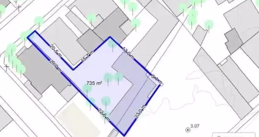 Terreno com kitnet em construção com 1502m2 em itajaí