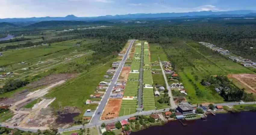 Terreno com 330,25² em barra do itapocu - araquari sc