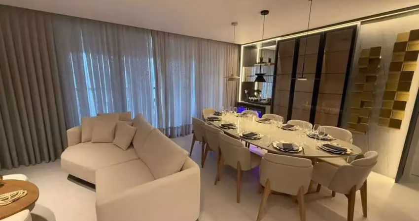 Apartamento com 4 dormitórios sendo 2 suítes + 2 demi e 3 vagas de garagem em balneário camboriú/sc