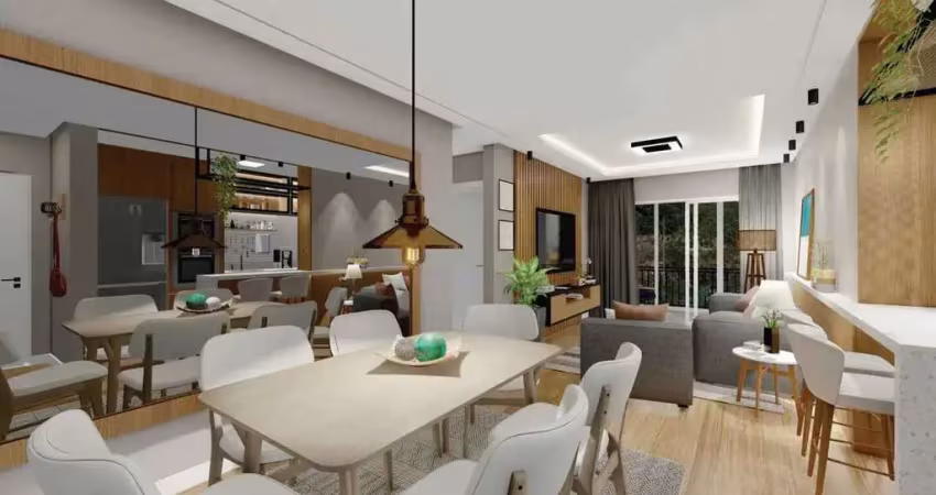 Apartamento no com 2 dormitórios sendo 1 suíte e 1 vaga de garagem no centro de canela/rs