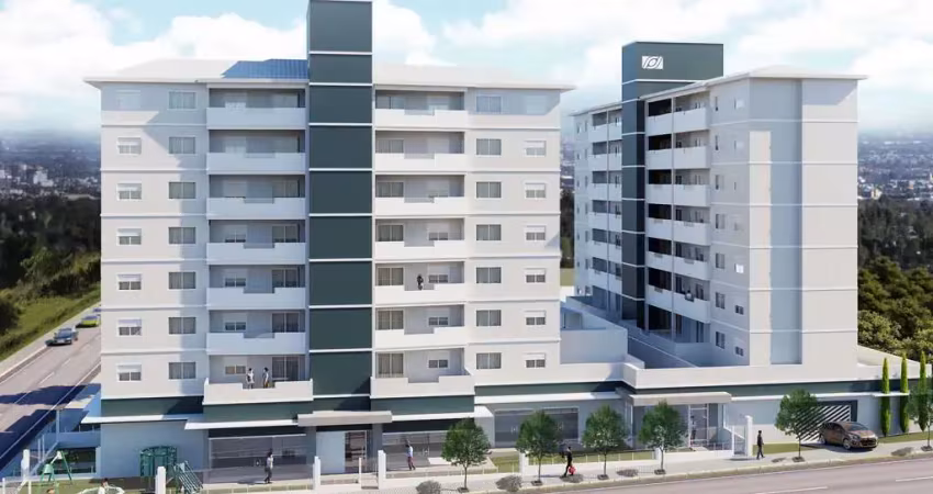 Apartamento com 2 dormitórios e 1 vaga em  passo fundo/sc