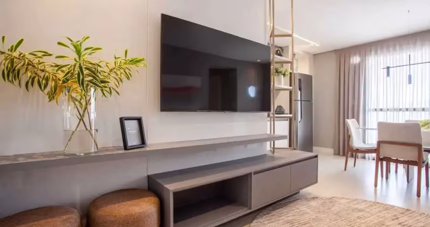 Apartamento com 2 dormitórios sendo 1 suíte e 1 vaga de garagem em balneário camboriú/sc