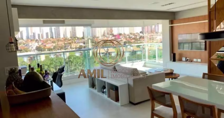 Ra amil aluga apartamento, 1 dormitório, edifício icon, mobiliado, 57m², varanda, vila ema, zona oeste