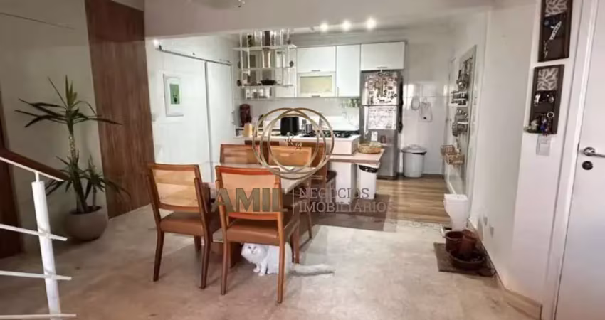 Cobertura duplex planejada com área gourmet e vista privilegiada no bosque dos eucaliptos, são josé dos campos - zona sul sp