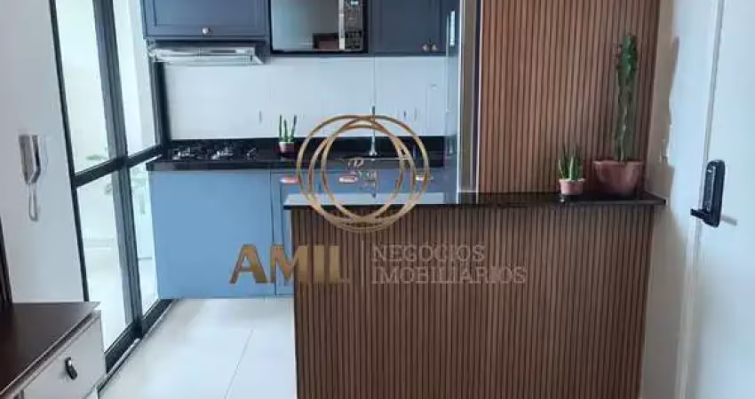 Apartamento semimobiliado com sacada gourmet e ar condicionado no jardim oswaldo cruz - z. central são josé dos campos