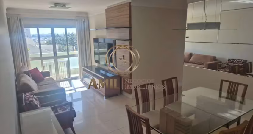 Apartamento mobiliado, 3 dormitórios sendo 1 suíte, sacada, residencial lorena, 87m², floradas de são josé,