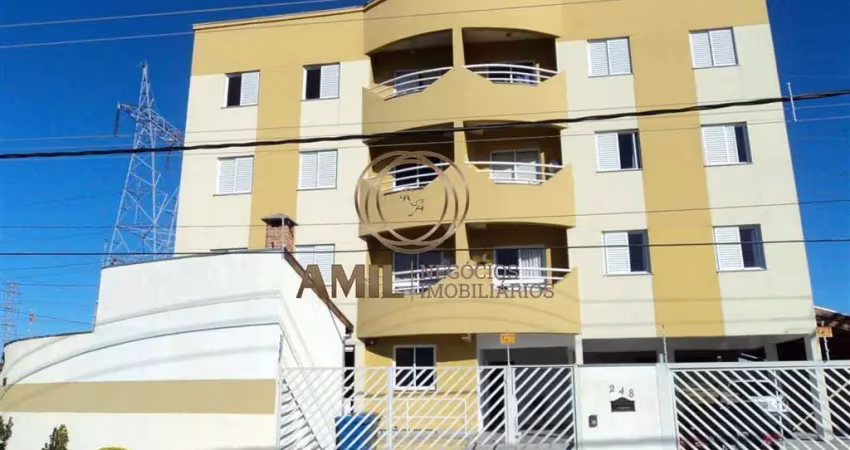Apartamento, 2 dormitórios, sacada, 55m², condomínio giom, jardim san marino