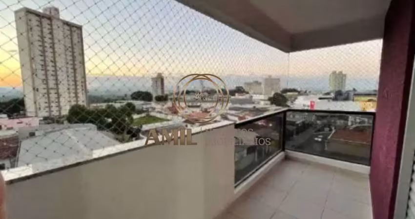Apartamento,  2 dormitórios 1 suíte com varanda, 55m², centro de sjc