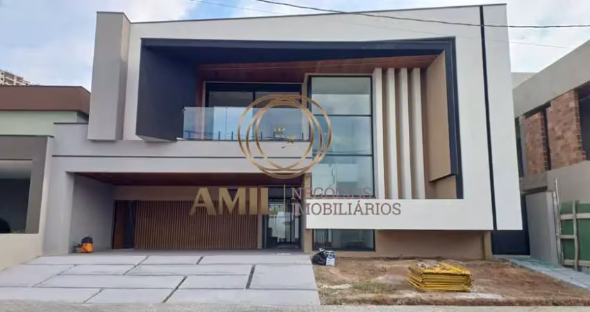 Aluguel casa luxuosa 5 suítes em loteamento vivant urbanova, são josé dos campos-sp - 425m²