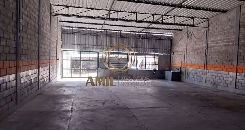 Galpão comercial de 300m² para locação no parque itamarati - jacareí, ra amil aluga - agende sua visita!