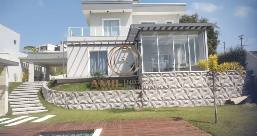 Sobrado condomínio vale dos lagos - 4 dormitórios sendo 3 suítes com piscina- 315 m² área construída e 1.240 m² terreno-  jacareí