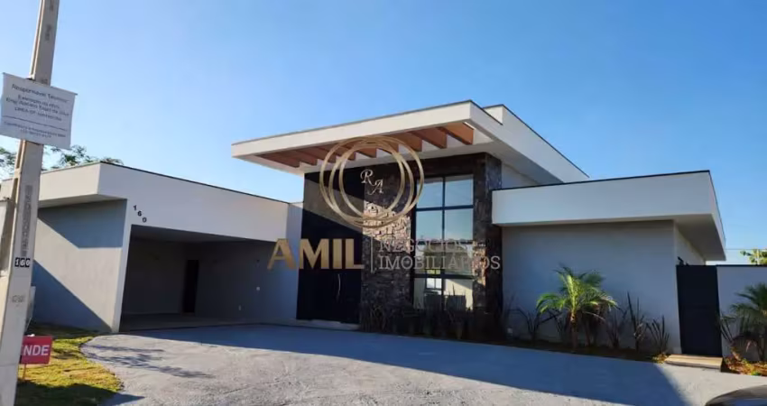 Casa em condomínio de luxo em caçapava-sp  4 quartos, 2 suítes, 2 salas e 186,27m²  oportunidade única no condomínio terras do vale!