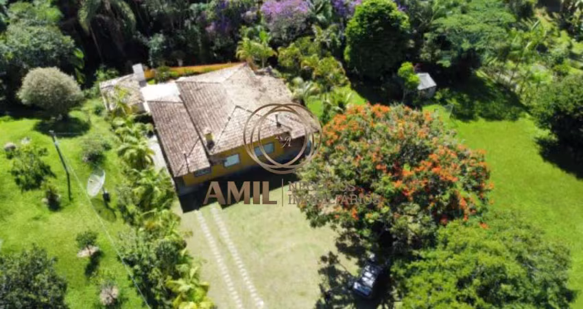 Sítio a venda / área com 20.623 / 2,06 hectares/ 350 m² área construída/ 03 dormitórios / 03 suítes / paraibuna