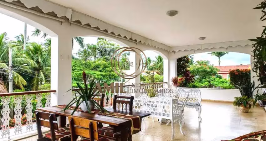 Casa, praia de barequeçaba, 06 dormitórios sendo 04 suites, 586m²,  60m da praia, são sebastião