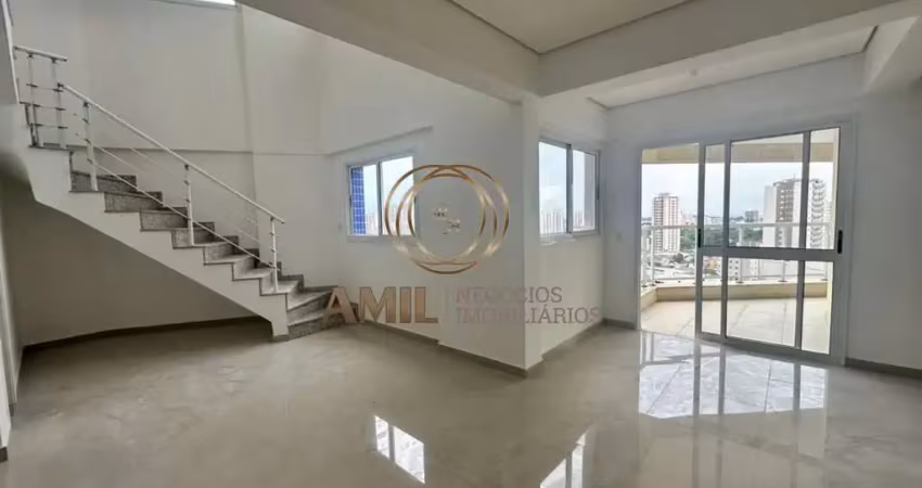 Ra amil aluga cobertura, duplex, 03 suítes, planejado, 182m², varanda gourmet, edifício étoile, jardim eulália
