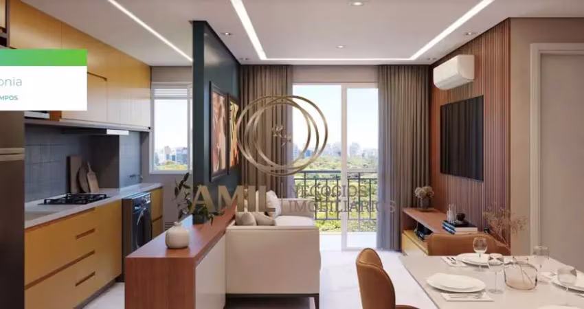 Apartamento lançamento - harmonia / galo branco / 02 dormitórios / 46 m² de construção / são josé dos campos