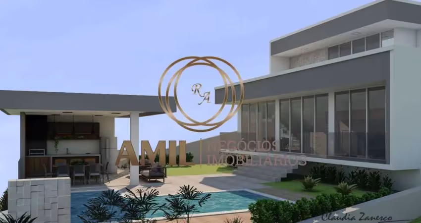 Casa sobrado condomínio recanto santa barbara, 5 dormitórios 5 suítes, 376m²,  jambeiro