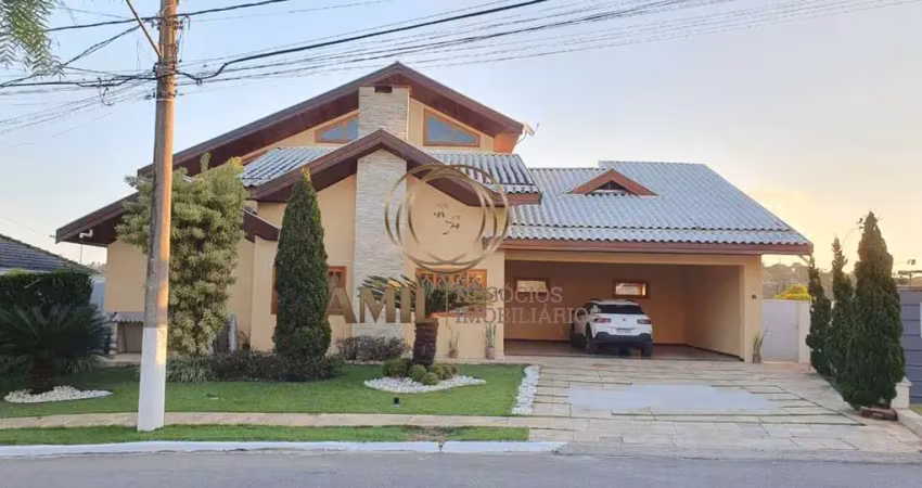 Sobrado de alto padrão em condomínio fechado / 04 dormitórios sendo 2 suítes / residencial santa helena / 750 m² de terreno / 502 m² de área construíd