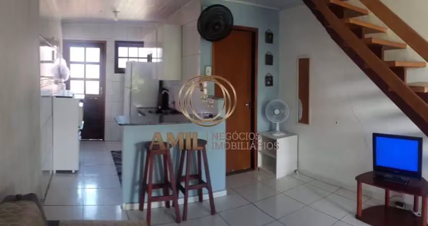 Sobrado a venda em condomínio / martim de sá / piscina / 02 dormitórios / 60 m² de construção / caraguatatuba