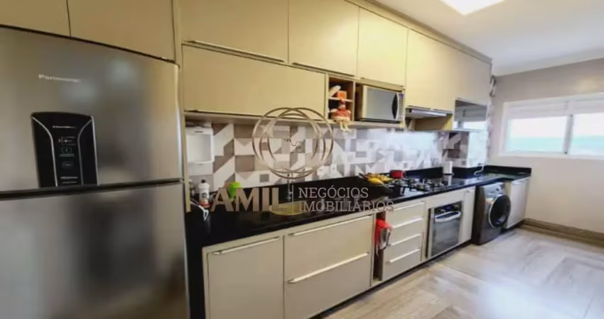 Lindo apartamento mobiliado no residencial bosque independência composto por  2 dormitórios, sendo 1 suíte toda planejada, sala ampla para 2 ambientes e sacada com linda vista, ótima