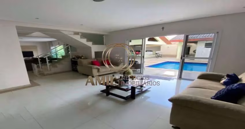 Casa sobrado, 3 dormitórios,  1 suíte com closet e hidro,  área gourmet c/ piscina,  jardim amália, 330m²,  caçapava