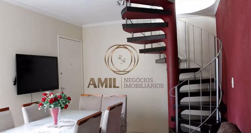 Ra amil vende apartamento duplex 2 dormitórios,churrasqueira , 94 m², campo das oliveiras / satélite