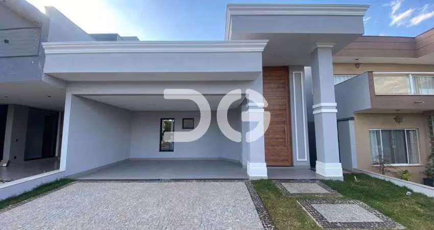 Casa à venda em paulínia, parque brasil 500, com 3 suítes, com 180 m², reserva real