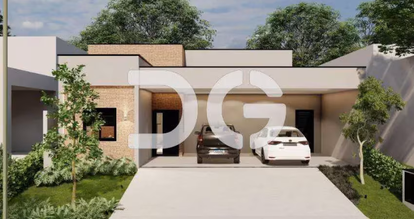 Casa à venda em paulínia, parque brasil 500, com 3 suítes, com 198.2 m², santorini residencial club