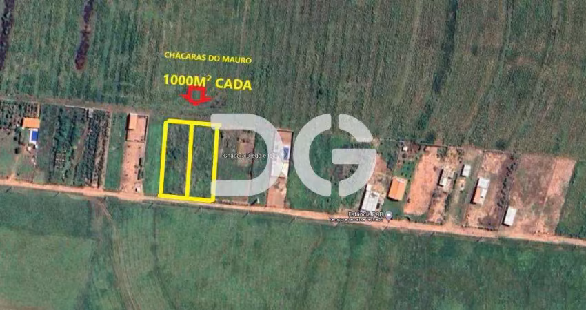 Chácara à venda em fernandópolis, recanto lajeado dos ipês, com 1000 m², recanto lajeado dos ipês