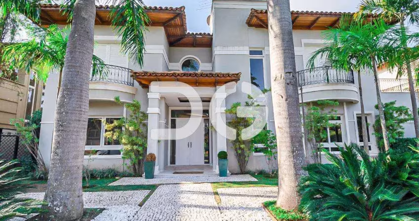 Casa à venda em campinas, sítios de recreio gramado, com 4 suítes, com 490.33 m², páteo santa fé