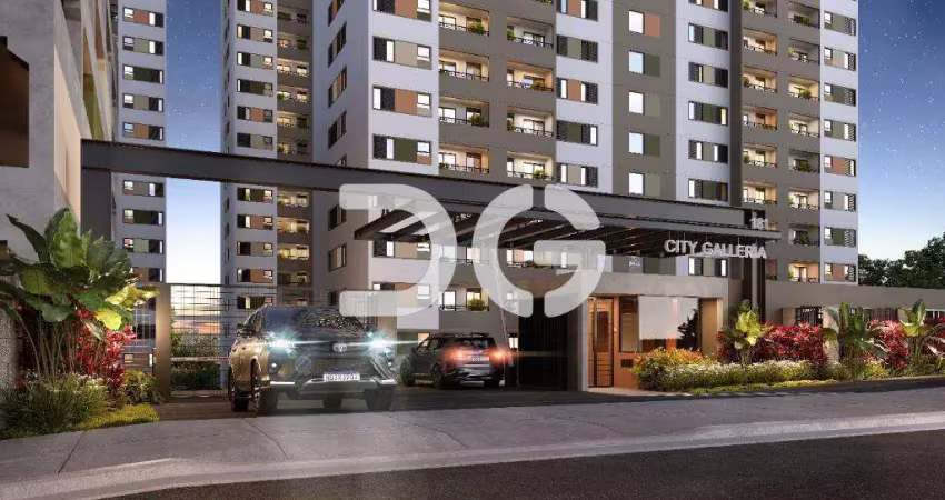 Apartamento à venda em campinas, residencial galeria garden, com 2 quartos, com 54 m², city galleria