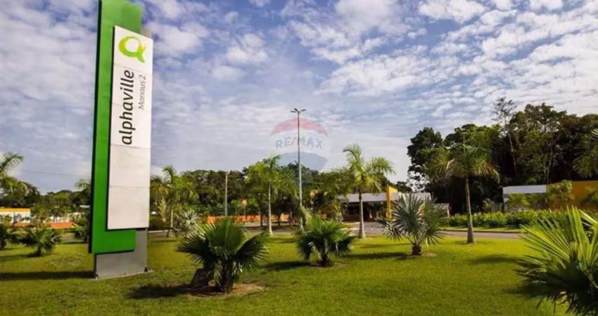 Lote à venda - oportunidade única! lote 457m² no alphaville manaus 2, bairro ponta negra - manaus-am.