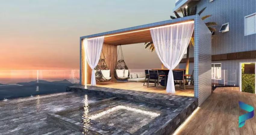 Apartamento com 1 dormitório à venda, 47 m² por r$ 422.000,00 - vila guilhermina - praia grande/sp