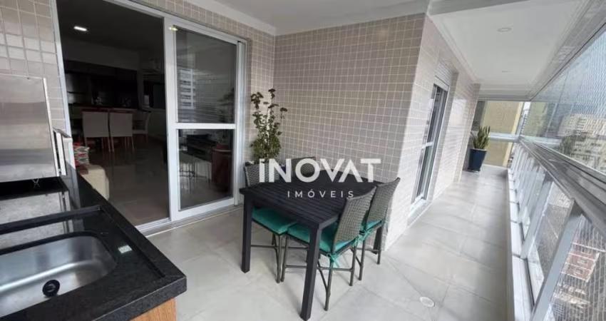 Apartamento com 3 dormitórios à venda, 127 m² por R$ 1.300.000,00 - Canto do Forte - Praia Grande/SP