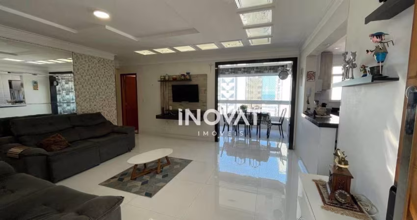 Apartamento com 3 dormitórios à venda, 101 m² por R$ 720.000,00 - Vila Guilhermina - Praia Grande/SP
