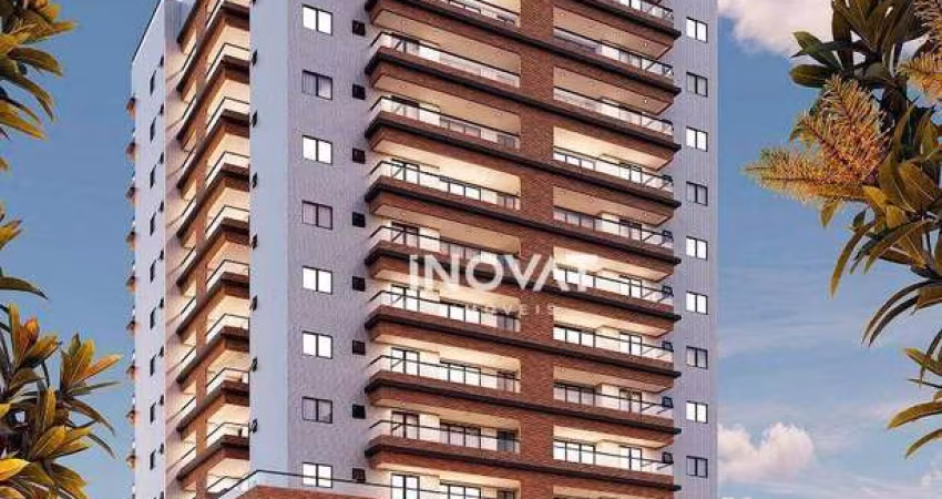 Apartamento com 2 dormitórios à venda, 89 m² por R$ 556.000,00 - Canto do Forte - Praia Grande/SP