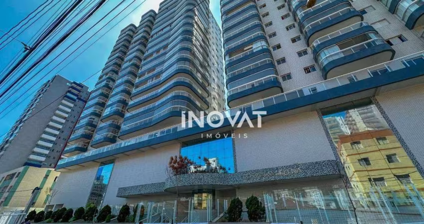 Apartamento em Praia Grande com vista para o mar e lazer completo