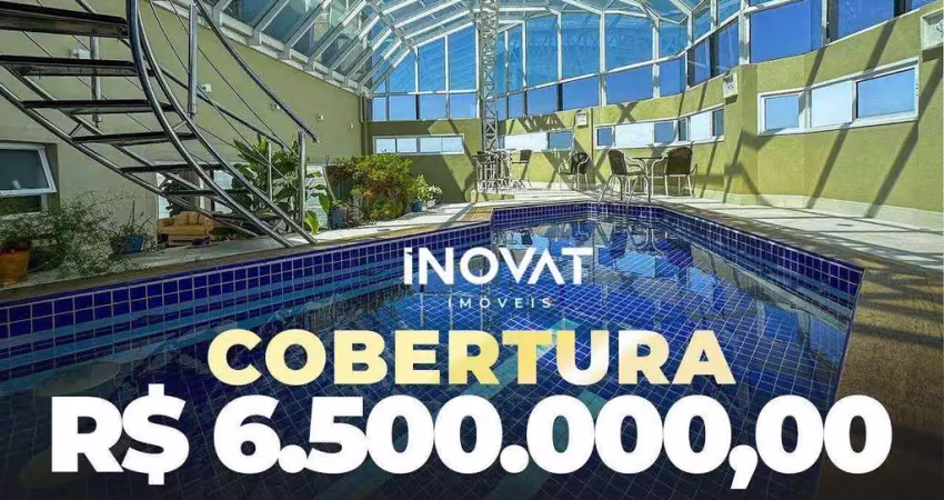 Cobertura frente mar em Praia Grande, exclusividade, luxo, 4 suítes, piscina privativa