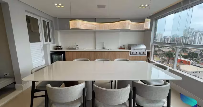 Apartamento com 3 dormitórios à venda, 127 m² por r$ 1.700.000,00 - canto do forte - praia grande/sp