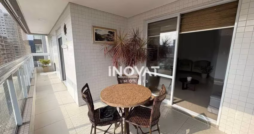 Apartamento com 3 dormitórios à venda, 129 m² por r$ 1.250.000,00 - canto do forte - praia grande/sp