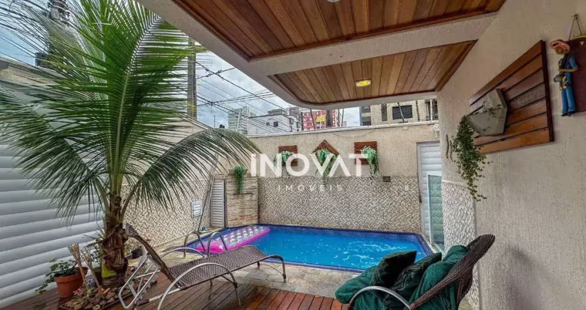 Sobrado com 4 dormitórios à venda, 200 m² por r$ 1.800.000,00 - tupi - praia grande/sp