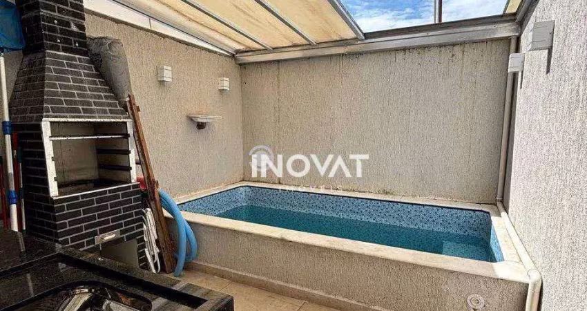 Sobrado em condomíno com 2 dormitórios à venda, 74 m² por r$ 350.000 - balneário itaoca - mongaguá/são paulo