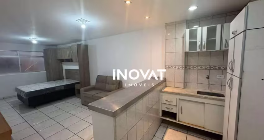 Kitnet com 1 dormitório à venda, 30 m² por r$ 180.000,00 - aviação - praia grande/sp