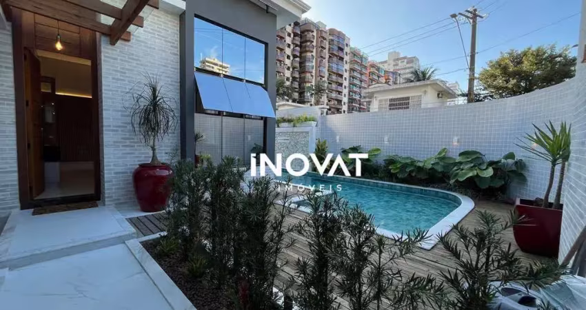 Casa com 4 dormitórios à venda por r$ 5.500.000,00 - canto do forte - praia grande/sp