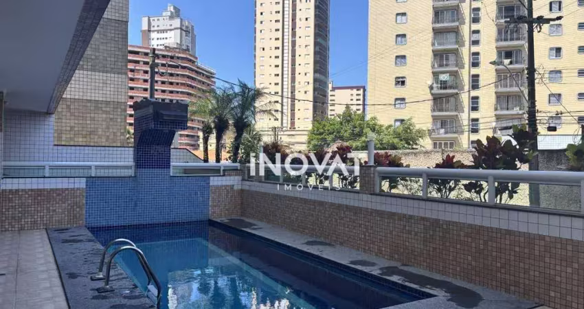 Apartamento com 2 dormitórios à venda, 80 m² por r$ 970.000,00 - caiçara - praia grande/sp
