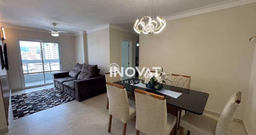 Apartamento com 2 dormitórios à venda, 75 m² por r$ 795.000,00 - boqueirão - praia grande/sp