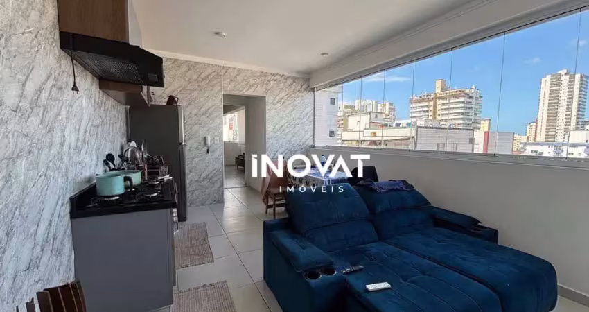 Apartamento com 1 dormitório à venda, 46 m² por r$ 370.000,00 - vila guilhermina - praia grande/sp