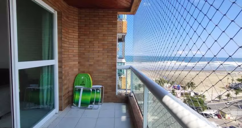 Apartamento mobiliado 88m² | 2 dormitórios (1 suíte) | vista para o mar