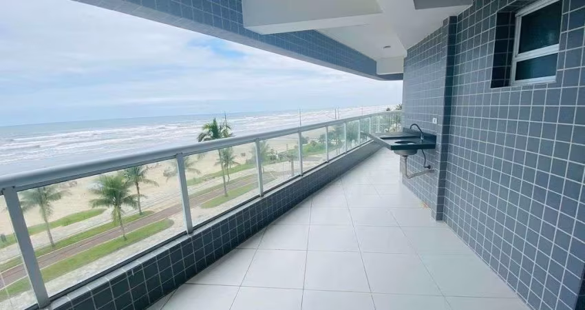 Apartamento frente mar de 3 dormitórios com 2 vagas -  Vila Caiçara